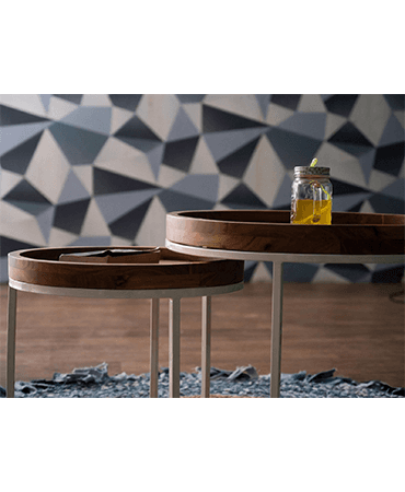 Novo Premium Solid Acacia wood Nested Side / Coffee Table