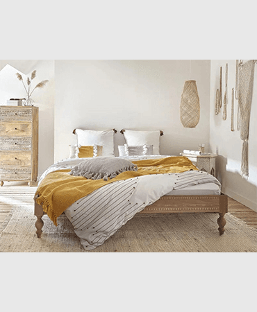  Ajenta Wooden Queen Size Bed 5