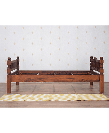 Vismit Solid Sheesham Wood Bed 4